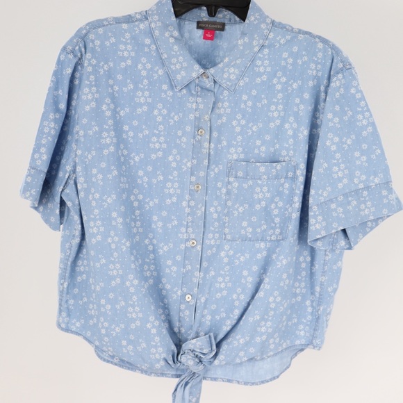 Vince Camuto Tops - $135 Retail Vince Camuto Button Shirt Blue Size L